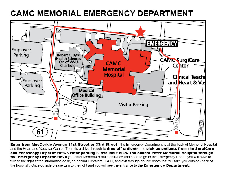 Memorial Hospital Chattanooga Campus Map