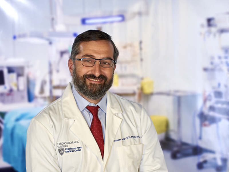Hazaim Alwair, MD, FRCSEd (C-Th), has been named Medical Director of Cardiothoracic Surgery at CAMC