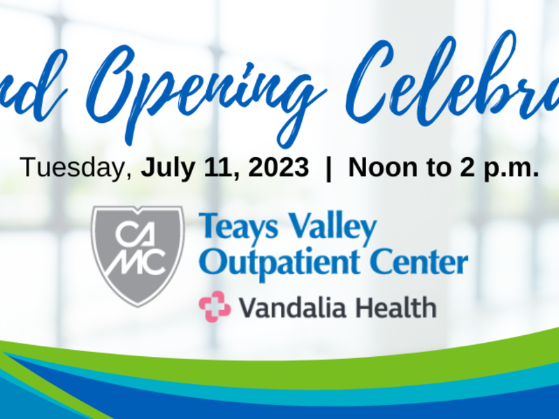 CAMC Grand Opening Celebration banner