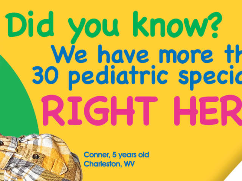 Pediatric Specialties Banner