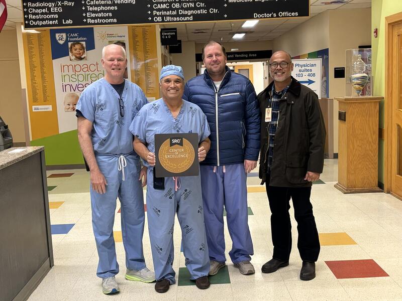 Women and Children's Hospital Center of Excellence in Robotic Surgery surgeons