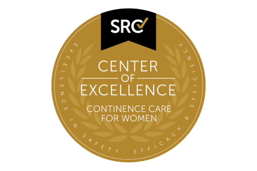 Center of Excellence in Continence Care for Women seal