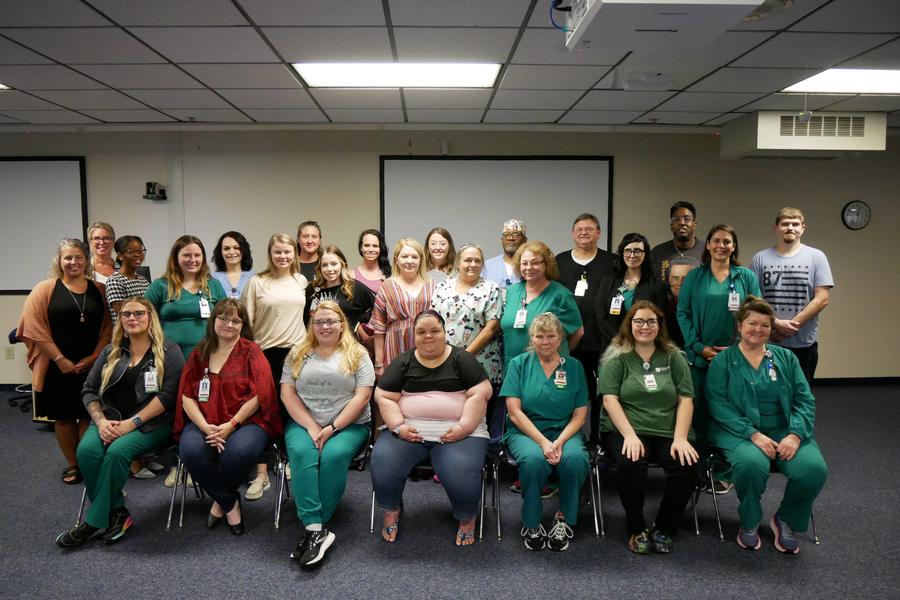 Photo of nursing support awardees