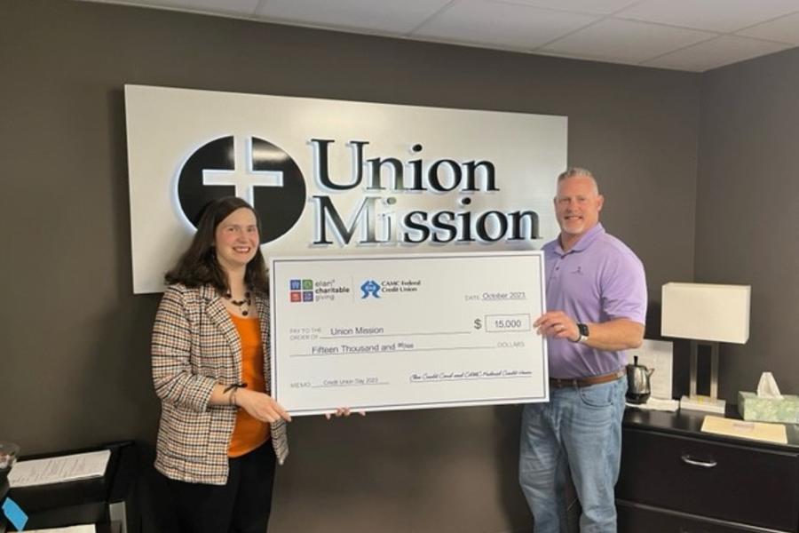 Credit union donation photo