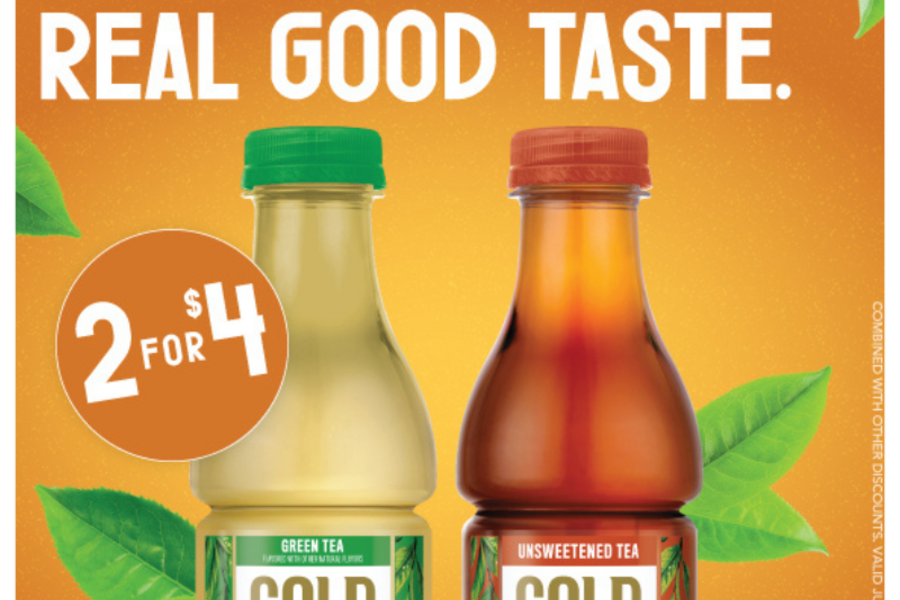 Photo of Gold Peak beverages