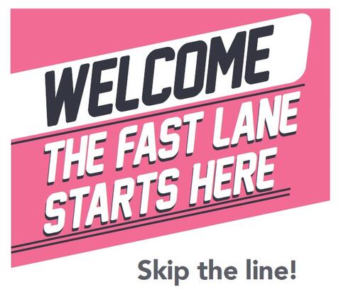 Decorative - Fast Lane Theme Graphic