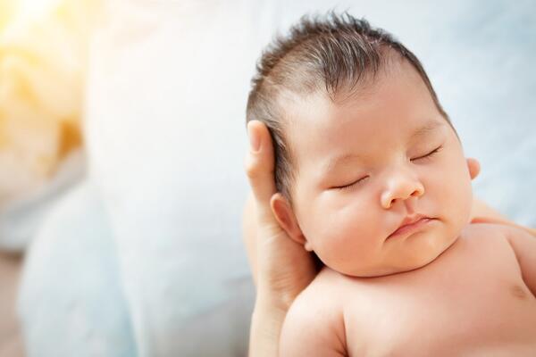 Photo of newborn baby.