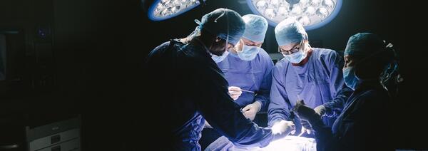 Surgeons in operating room
