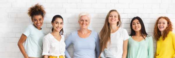 Group of diverse women