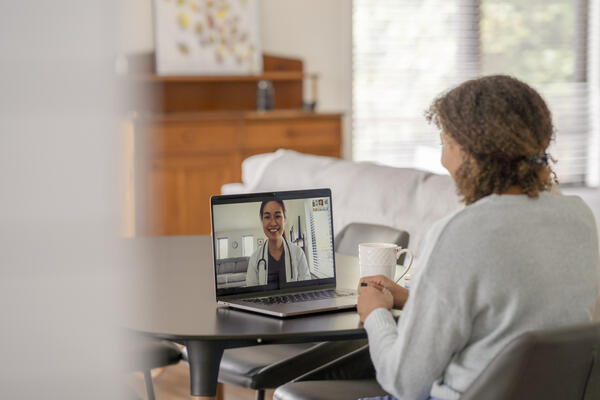 Telemedicine visit with provider