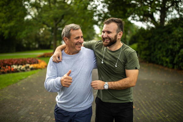 Father and son