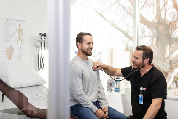 doctor and male patient