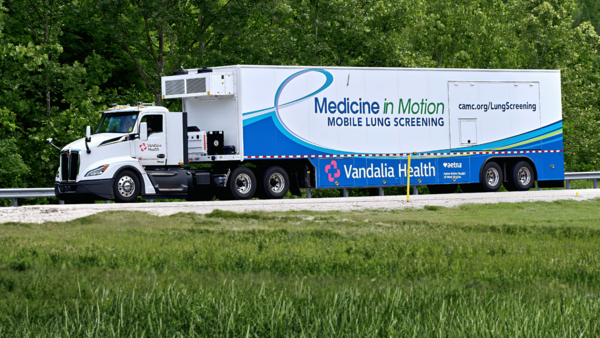 Photo of mobile lung CT unit