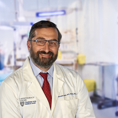 Hazaim Alwair, MD, FRCSEd (C-Th), has been named Medical Director of Cardiothoracic Surgery at CAMC