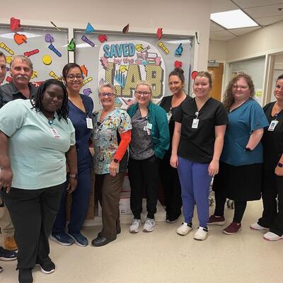 Picture of phlebotomy team