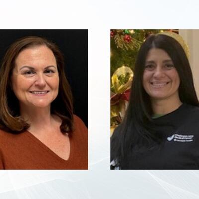 Candy Roach and Lori Dickerson